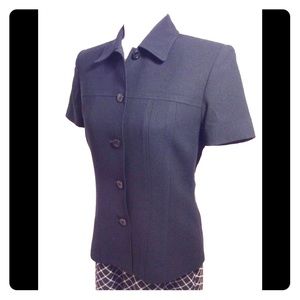 LIZ CLAIBORNE COLLECTION Classic Black Jacket EUC